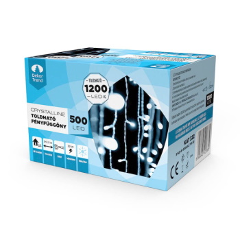 LED svetleća ledenica Crystaline 2x2,5m 500 kom hladno bela KAT 322-4